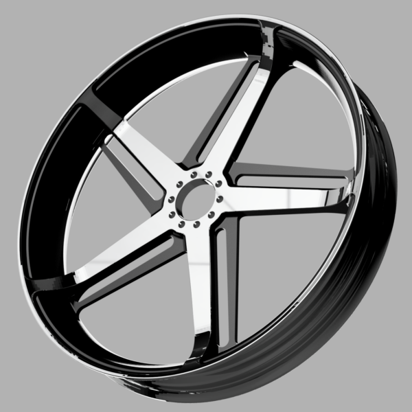 Rep Wheels Rims REP-10 (5-Spoke) Lathe Cut Wheel - Replicator Wheels